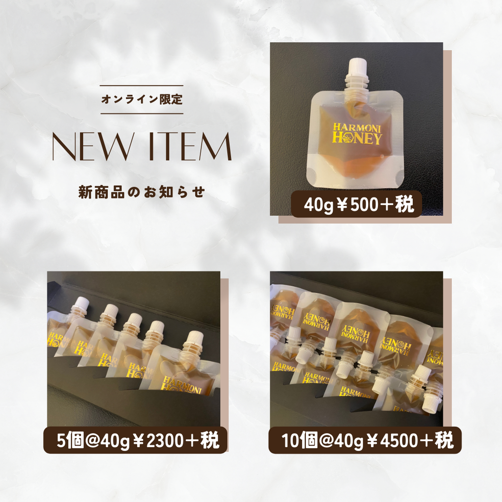 【定期配送】ポータブルハニー40g（パウチ）10個入り